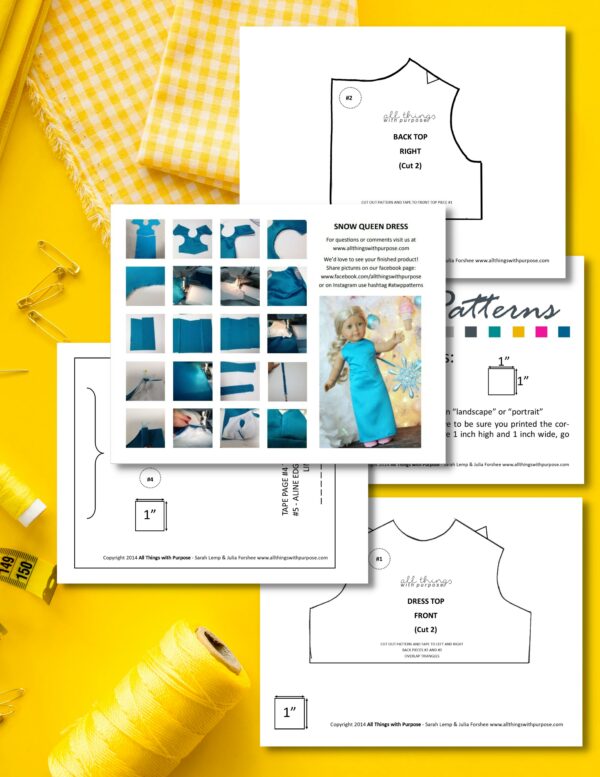 18" Doll Clothing Patterns – All Things With Purpose